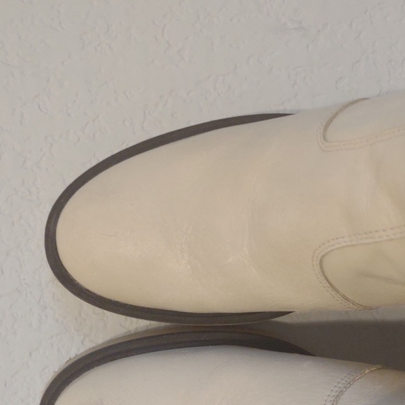 Free People James Chelsea Boot in White Leather. Size 39. Excellent Condition. - Picture 8 of 15